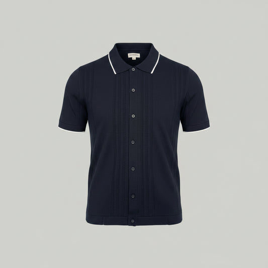 AP Button Down Polo - Black
