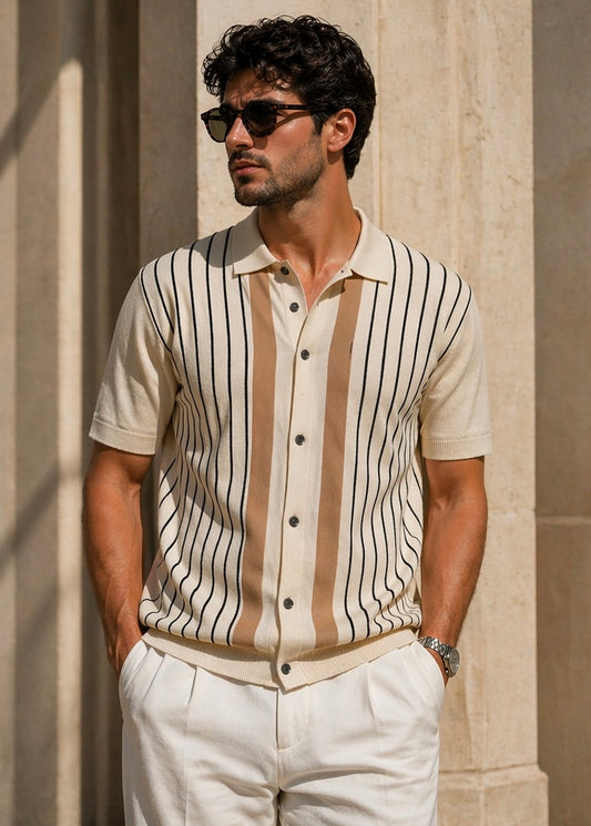 AP Button Down Polo Shirt